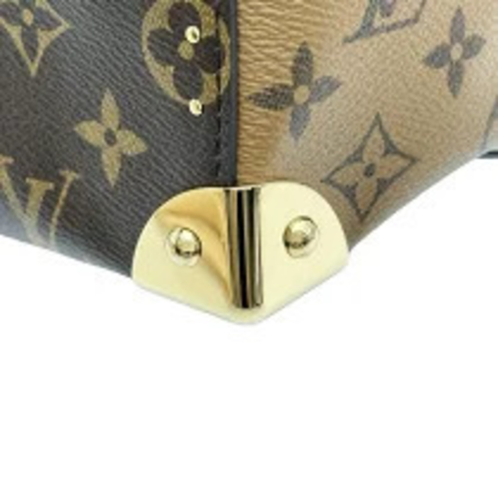 Louis Vuitton Speedy Trunk Brown Monogram Reverse Shoulder Bag - Picture 6 of 13